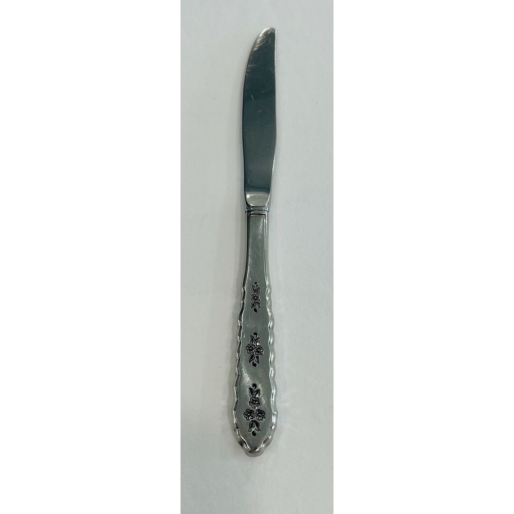 Oneida Knife FLORAL BOUQUET‎ Stainless Distinction Silverware Flatware Vintage